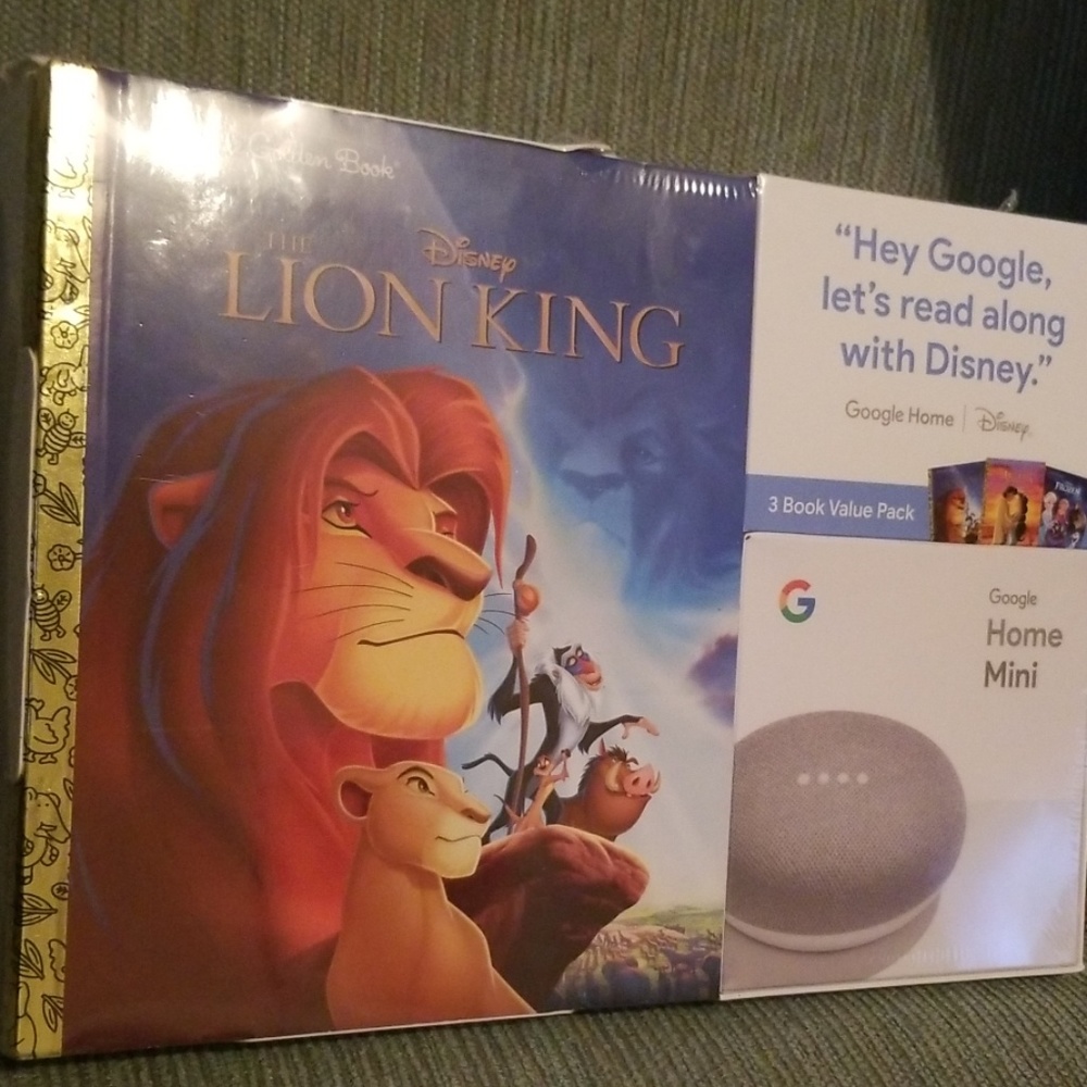 Google Home Disney Mini w/ 3Book Value Pack